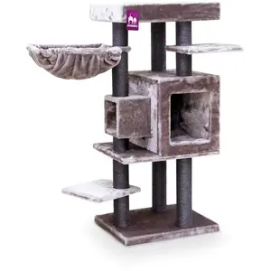 Jouet chat - Petrebels Arbre à chat Cleopatra 134 cappuccino - 55 x 45 x 134 cm pas cher