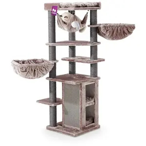 Arbre à Chat - Petrebels Ramses 158 Marron - 50x50x158 cm pas cher