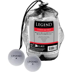 Balles de golf Legend (x12) Blanc TU LE2511210 pas cher