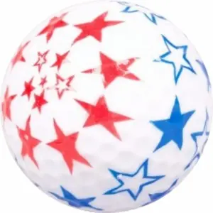 Lot de 3 balles de golf fantaisie imprimé US stars LegendVendu parespace-golf
