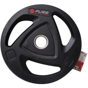Comparateur de prix : Disque de musculation Pure2Improve - noir - 20 kg