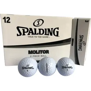 Comparateur de prix : Balles de golf Spalding Molitor (x12) Blanc TU SP5030350
