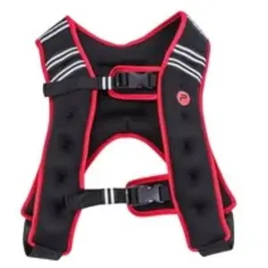 Comparateur de prix : Gilet lesté Pure2Improve 5Kg - noir/rouge - TU pour entraînement au poids du corps