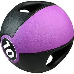 Comparateur de prix : Pure2Improve Ballon médicinal avec poignées 10 kg Violet TU