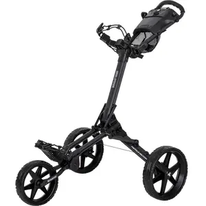Fastfold Chariot de Golf carré à 3 Roues Unisexe Charbon/Noir Taille Unique pas cher