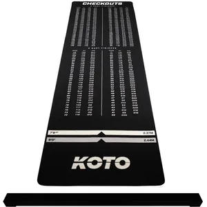 KOTO Check Out Carpet 285 X 80 cm Zwart, Professionelle Dartmatte zum ...Vendu paramazon