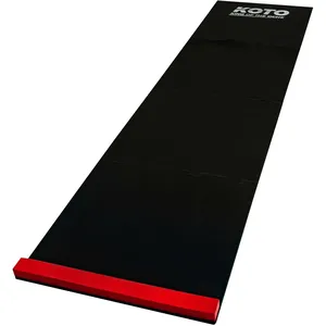 Comparateur de prix : KOTO Puzzel Dartmat 237 x 60 cm, Rode Oche + Zwarte Dart Mat, Schuim D...