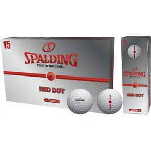 Balles de golf Spalding Red Dot (x15) Rouge TU SP5030610 pas cher