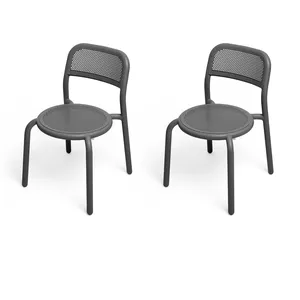 Set de 2 chaises anthracites Toni - Fatboy pas cher