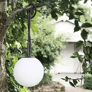 Comparateur de prix : Fatboy BOLLEKE-Suspension LED rechargeable d'extérieur Ø20cm Gris