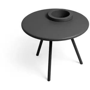 Table d'appoint pot de fleur intégré anthracite Bakkes - Fatboy pas cher