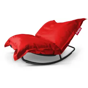 Chaise à bascule pour pouf Original noire Rock'n'Roll - Fatboy