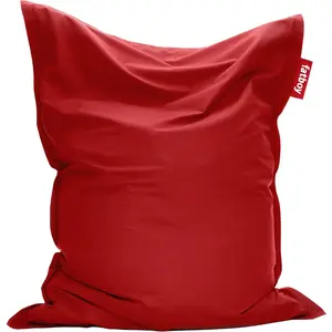 Rock 'N Roll + Original Outdoor Pouf - rouge - noir Fatboy pas cher