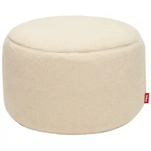Comparateur de prix : Pouf en sherpa ecru 40 x 70 cm Point - Fatboy