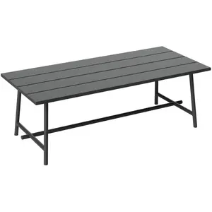 Fatboy - Table rectangulaire Fred's - Noir - AluminiumVendu parmade-in-design