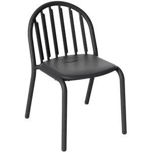 Chaise de jardin en aluminium anthracite 52x56x80cm Fred's - Fatboy pas cher