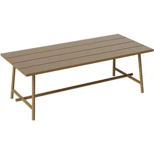 Fatboy - Table rectangulaire Fred's - Marron - Aluminium pas cher
