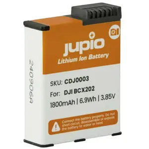 Jupio Batterie type BCX202 pour DJI Osmo Action 3 / 4 pas cher