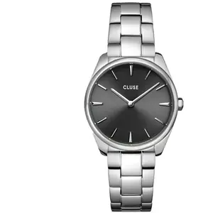 Montre Femme CLUSE FEROCE PETITE en Acier Gris pas cher