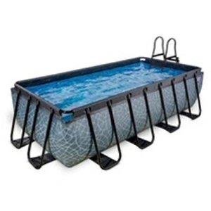 Comparateur de prix : Piscine hors sol marron 400x200x100cm avec pompe filtrante sable Exit