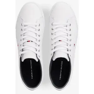 Tommy Hilfiger Pour des hommes Essential Trainers, blanc42 EU pas cher