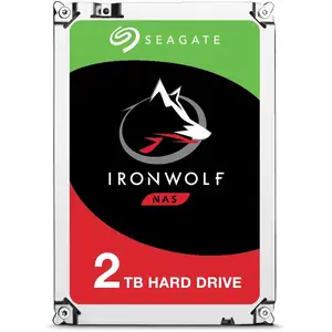 SEAGATE - Disque dur Interne - NAS Iron Wolf - 2To - 5 900 tr/min - 3.5" pas cher
