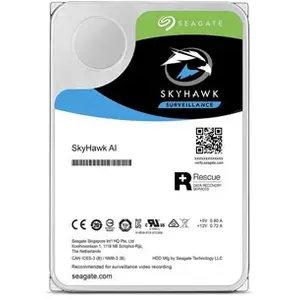 Seagate Seagate SkyHawk AI ST10000VE0008 - Disque dur - 10 To - interne - 3.5" - SATA 6Gb/s - mémoire tampon : 256 Mo - avec 2 ans de Seagate Rescue Data Recovery pas cher