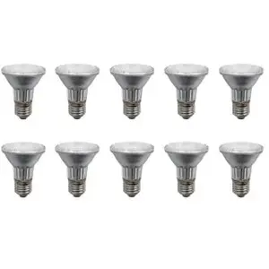 10x Halogène réflecteur 230V PAR20 spot 50W E27 10°Vendu parampoulepascher