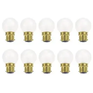 Plieger 10x Ampoule à Incandescence Sphérique | Bayonet B22d | 25W DépolieVendu parampoulepascher