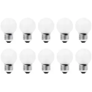 Plieger 10x Ampoule à Incandescence Sphérique | E27 | 40W DépolieVendu parampoulepascher