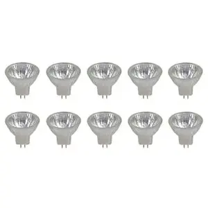 Plieger 10x Réflecteur halogène 12V 10W GU4 35mmVendu parampoulepascher