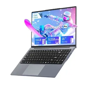 Comparateur de prix : PC portable 16-Intel Core i5-8210Y(Jusqu'à 3,6 GHz)-16Go RAM 512Go SSD...