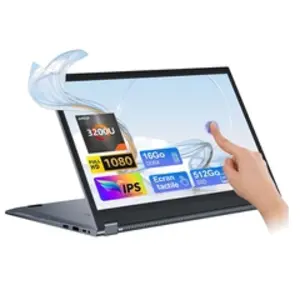 Comparateur de prix : 15.6'' PC Portable Écran tactile 360° Flip AMD Ryzen3 3200(jusqu'à 3.5...