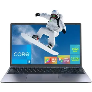 Vanwin PC portable 16-Intel Core i5-8210Y(Jusqu'à 3,6 GHz)-16Go RAM 51...