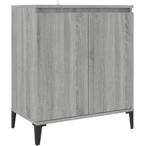 vidaXL Buffet Sonoma gris 60x35x70 cm Bois d'ingénierie pas cher