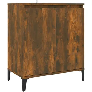 vidaXL Buffet Chêne fumé 60x35x70 cm Bois d'ingénierie pas cher