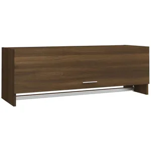 Comparateur de prix : vidaXL Garde-robe Chêne marron 100x32,5x35 cm Bois d'ingénierie