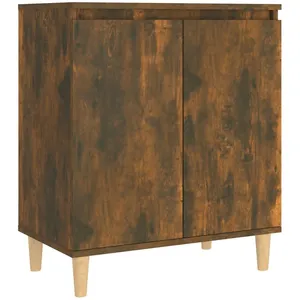 vidaXL Buffet Chêne fumé 60x35x70 cm Bois d'ingénierie pas cher