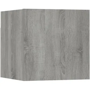 Comparateur de prix : vidaXL Meuble TV mural Sonoma gris 30,5x30x30 cm