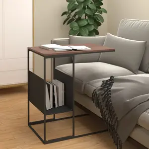 Comparateur de prix : vidaXL Table d'appoint Noir 55x36x59,5 cm Bois d'ingénierie
