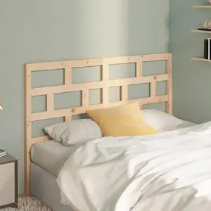 vidaXL Tête de lit 141x4x100 cm Bois massif de pin pas cher