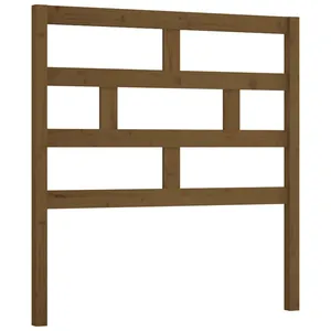 Comparateur de prix : vidaXL Tête de lit Marron miel 81x4x100 cm Bois massif de pin