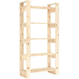 Comparateur de prix : vidaXL Bibliothèque/Séparateur de pièce 80x35x160 cm Bois massif