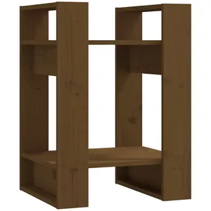 Comparateur de prix : vidaXL Bibliothèque/Cloison Marron miel 41x35x57 cm Pin solide