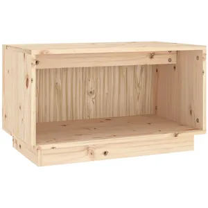 Comparateur de prix : vidaXL Meuble TV 60x35x35 cm Bois de pin massif