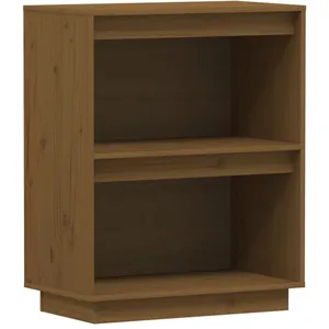 vidaXL Armoire console Marron miel 60x34x75 cm Bois de pin solide