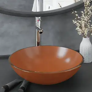 Comparateur de prix : vidaXL Lavabo de bain avec robinet et drain à poussoir Verre trempé