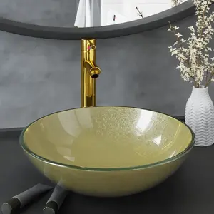 Comparateur de prix : vidaXL Lavabo de bain avec robinet et drain à poussoir Verre trempé