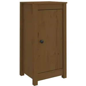 vidaXL Buffets 2 pcs Marron miel 40x35x80 cm Bois massif de pin