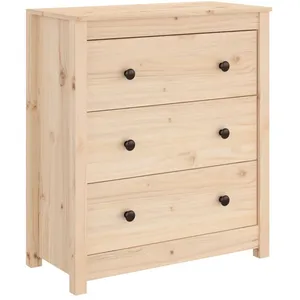 vidaXL Buffet 70x35x80 cm Bois massif de pin pas cher